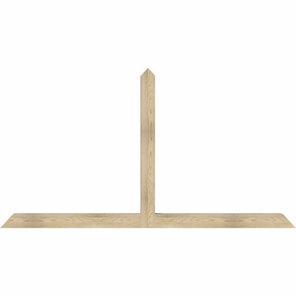 Ekena Millwork Portland Rough Sawn Timber Gable Bracket, Douglas Fir, 84"W x 45"H x 4"D x 4"F, 13/12 Pitch GBW084X45X0404POR00RDF - main
